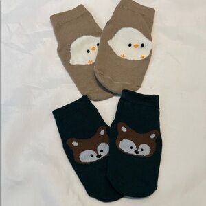 “Bundle 10/$13” Toddler 12-18m Cute Animal Baby Socks Set with grip bottoms